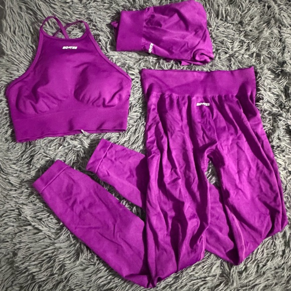 Oh Polly/Bo+Tee 3 Piece Activewear Set - Picture 2 of 3